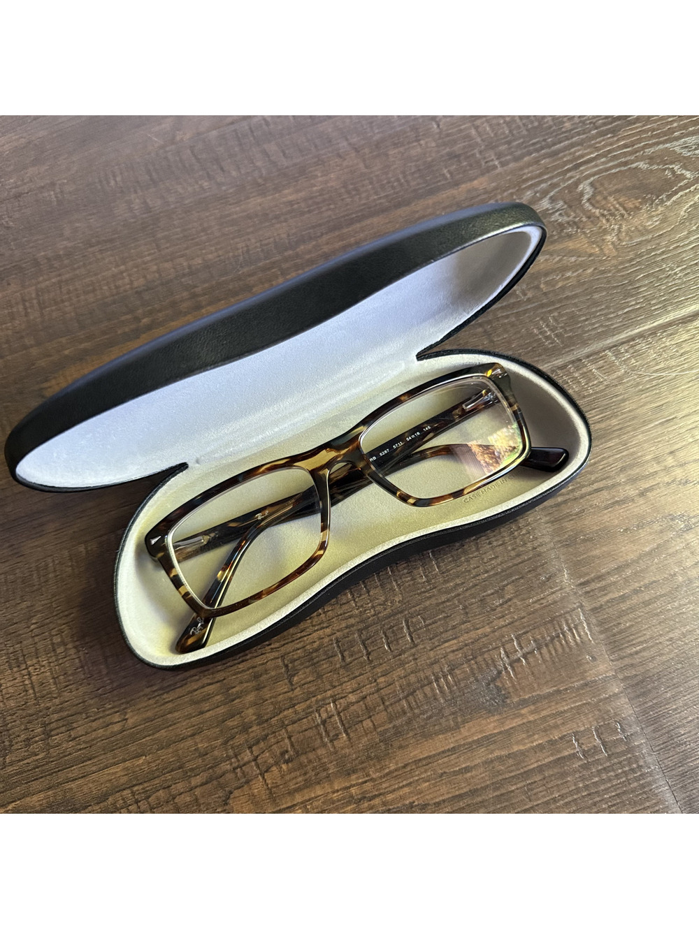 Ray Ban RB5287 5711 Spotted Havana Tortoise Eyeglasses 54 18 145 w Case